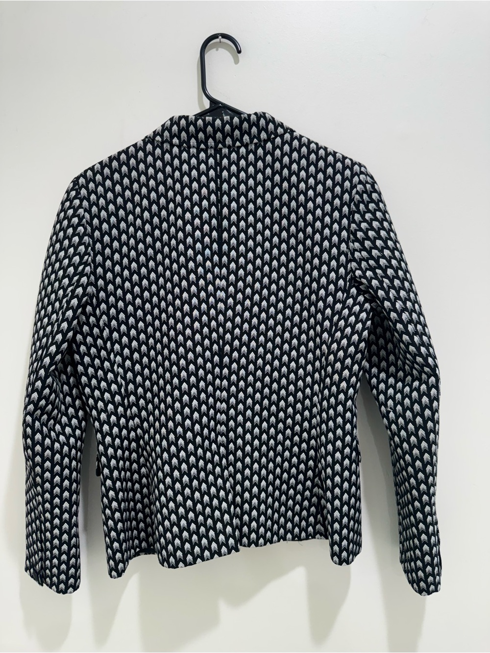 Rag & Bone Bailey Chevron Arrow Print Wool Blend Blazer Jacket Size 10 - Picture 9 of 12